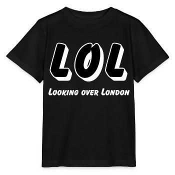 LOL - Vue sur Londres - T-shirt bio MINI CREATOR Stanley/Stella Enfant - noir - Devant - Mikhail (115cm)