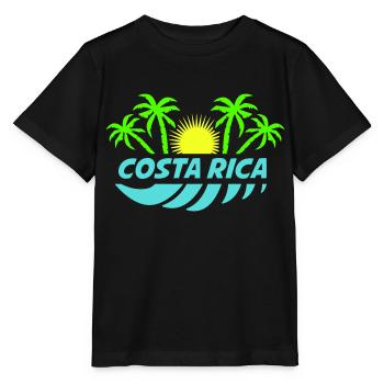 costa rica - Stanley/Stella Kinder T-Shirt MINI CREATOR  - Schwarz - Vorne - Mikhail (115cm)
