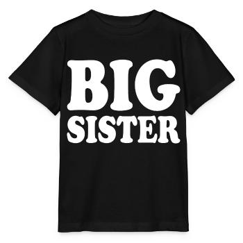 Big sister - T-shirt bio MINI CREATOR Stanley/Stella Enfant - noir - Devant - Mikhail (115cm)