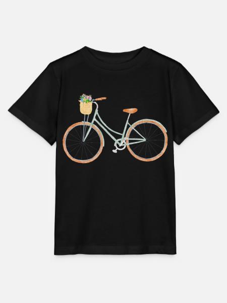 Fahrrad - Stanley/Stella Kinder T-Shirt MINI CREATOR - Schwarz