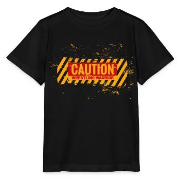 Attention Guerrier de la lutte - T-shirt bio MINI CREATOR Stanley/Stella Enfant - noir - Devant - Mikhail (115cm)