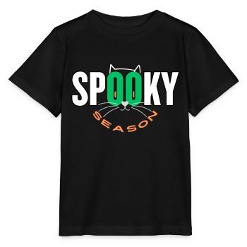 Creepy season - Stanley/Stella MINI CREATOR Kids’ T-Shirt - black - Front - Mikhail (115cm)