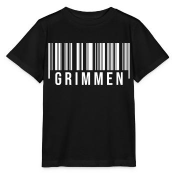 Grimmen Strichcode - Stanley/Stella Kinder T-Shirt MINI CREATOR  - Schwarz - Vorne - Mikhail (115cm)
