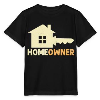 Propriétaire Propriétaire d’une pendaison de crémaillère Propriétaire - T-shirt bio MINI CREATOR Stanley/Stella Enfant - noir - Devant - Mikhail (115cm)