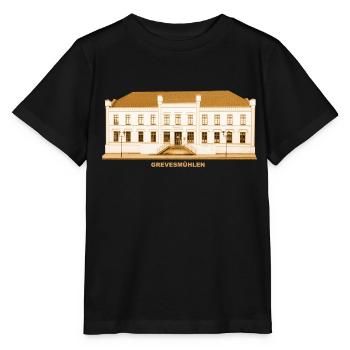 Grevesmühlen Town Hall Mecklenburg-Vorpommern - Stanley/Stella MINI CREATOR Kids’ T-Shirt - black - Front - Mikhail (115cm)