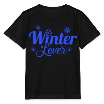 Winter lover - Stanley/Stella MINI CREATOR Kids’ T-Shirt - black - Front - Mikhail (115cm)