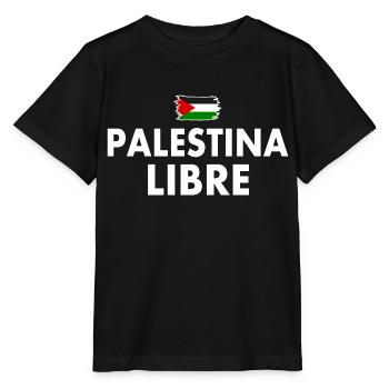 palestina libre - Stanley/Stella Kinder T-Shirt MINI CREATOR  - Schwarz - Vorne - Mikhail (115cm)