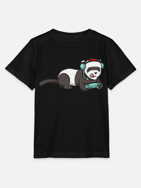 Frettchen Besitzer Frettchen - Stanley/Stella Kinder T-Shirt MINI CREATOR  - Schwarz