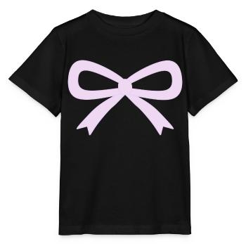 Lilac Bow - Stanley/Stella MINI CREATOR Kids’ T-Shirt - black - Front - Mikhail (115cm)