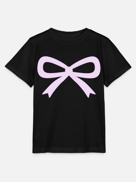 Fliederfarbene Schleife - Stanley/Stella Kinder T-Shirt MINI CREATOR  - Schwarz