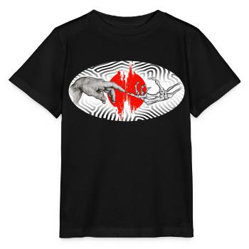 Life and death - Stanley/Stella Kinder T-Shirt MINI CREATOR  - Schwarz - Vorne - Mikhail (115cm)