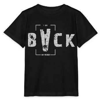 Retour - Je suis le meilleur - T-shirt bio MINI CREATOR Stanley/Stella Enfant - noir - Devant - Mikhail (115cm)