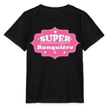 SUPER Banker - Stanley/Stella MINI CREATOR Kids’ T-Shirt - black - Front - Mikhail (115cm)
