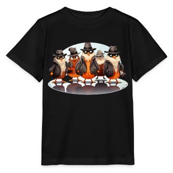 The Coffee Investigators - Stanley/Stella MINI CREATOR Kids’ T-Shirt - black - Front - Mikhail (115cm)