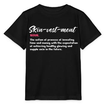 Skinvestment Beauty Therapist Facialist Skin - Stanley/Stella MINI CREATOR Kids’ T-Shirt - black - Front - Mikhail (115cm)
