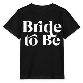 Future mariée - T-shirt bio MINI CREATOR Stanley/Stella Enfant - noir - Devant - Mikhail (115cm)