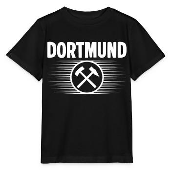 Dortmund Glueck auf - Stanley/Stella Kinder T-Shirt MINI CREATOR  - Schwarz - Vorne - Mikhail (115cm)