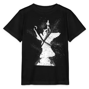 Berlin Deutschland Stadt Skyline Grunge Splash - Stanley/Stella Kinder T-Shirt MINI CREATOR  - Schwarz - Vorne - Mikhail (115cm)