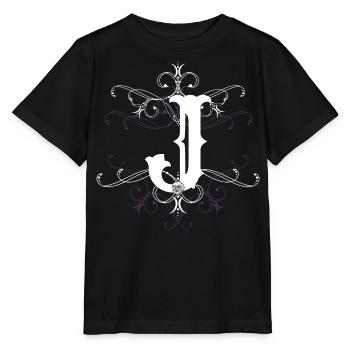 Letter J Letter J - Stanley/Stella MINI CREATOR Kids’ T-Shirt - black - Front - Mikhail (115cm)