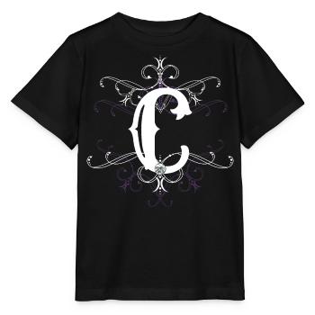 Point C, point c) - T-shirt bio MINI CREATOR Stanley/Stella Enfant - noir - Devant - Mikhail (115cm)