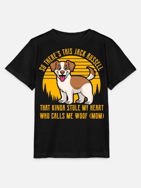 Jack Russell Terrier - Stanley/Stella Kinder T-Shirt MINI CREATOR - Schwarz