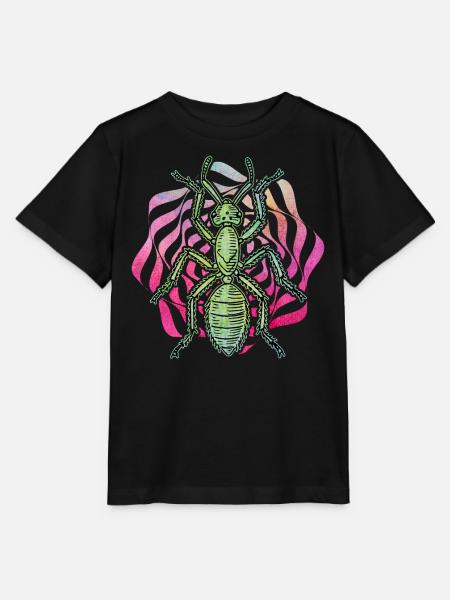 Ameise - Stanley/Stella Kinder T-Shirt MINI CREATOR  - Schwarz