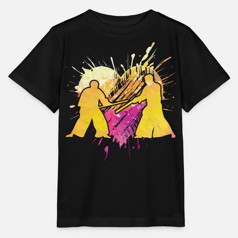 Aïkido - T-shirt bio MINI CREATOR Stanley/Stella Enfant - noir