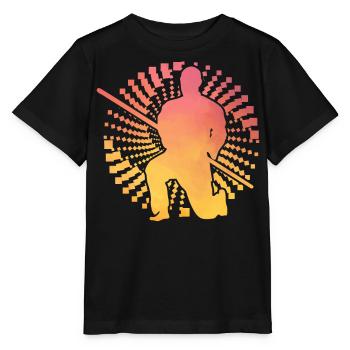 Aikido - Stanley/Stella Kinder T-Shirt MINI CREATOR  - Schwarz - Vorne - Mikhail (115cm)