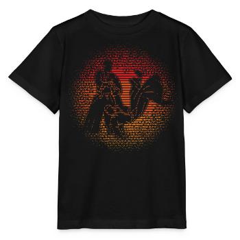 Aïkido - T-shirt bio MINI CREATOR Stanley/Stella Enfant - noir - Devant - Mikhail (115cm)