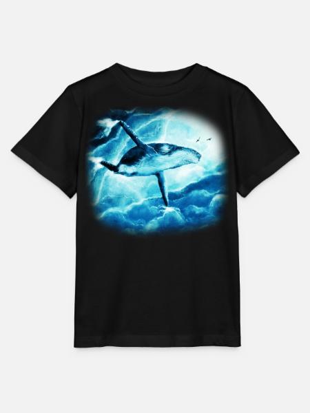 Blauwal - Stanley/Stella Kinder T-Shirt MINI CREATOR  - Schwarz