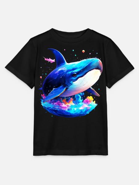 Blauwal - Stanley/Stella Kinder T-Shirt MINI CREATOR - Schwarz