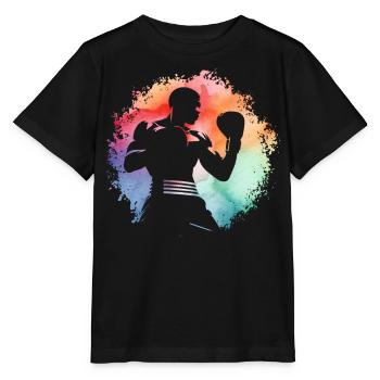 Boxen - Stanley/Stella Kinder T-Shirt MINI CREATOR  - Schwarz - Vorne - Mikhail (115cm)