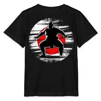 Sumo - Stanley/Stella Kinder T-Shirt MINI CREATOR  - Schwarz - Vorne - Mikhail (115cm)
