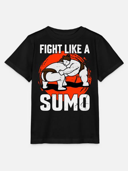 Kämpfe wie ein Sumo - Stanley/Stella Kinder T-Shirt MINI CREATOR - Schwarz