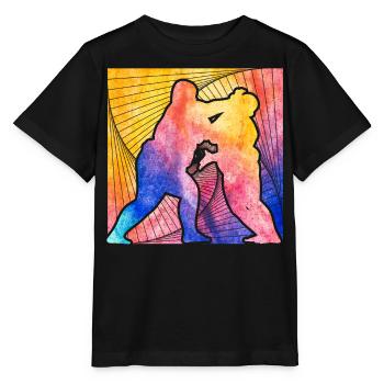Sumo - Stanley/Stella Kinder T-Shirt MINI CREATOR  - Schwarz - Vorne - Mikhail (115cm)