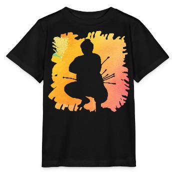 Sumo - Stanley/Stella Kinder T-Shirt MINI CREATOR  - Schwarz - Vorne - Mikhail (115cm)