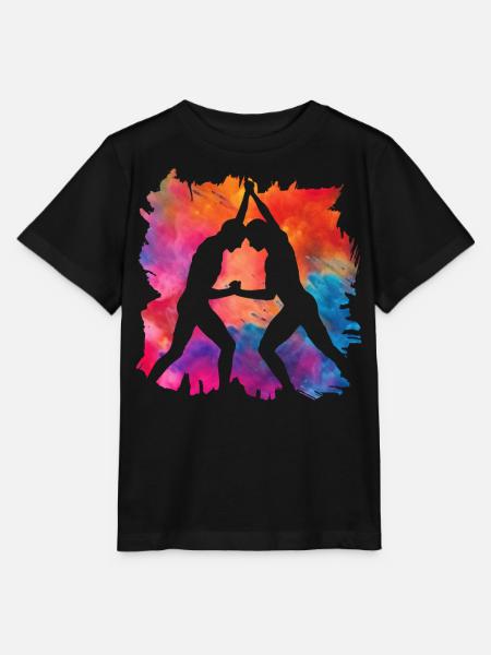Ringen - Stanley/Stella Kinder T-Shirt MINI CREATOR  - Schwarz