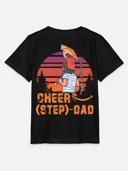 Cheer Stiefvater - Stanley/Stella Kinder T-Shirt MINI CREATOR - Schwarz