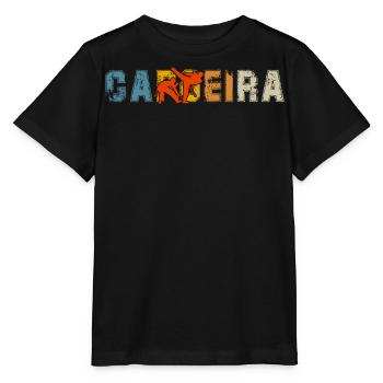 Capoeira - Stanley/Stella Kinder T-Shirt MINI CREATOR  - Schwarz - Vorne - Mikhail (115cm)