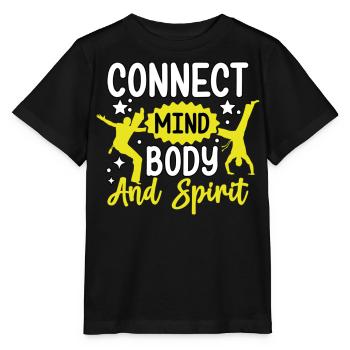Connecter l’, le corps et l’ - T-shirt bio MINI CREATOR Stanley/Stella Enfant - noir - Devant - Mikhail (115cm)