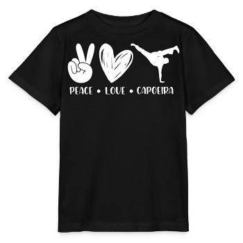 Capoeira - T-shirt bio MINI CREATOR Stanley/Stella Enfant - noir - Devant - Mikhail (115cm)