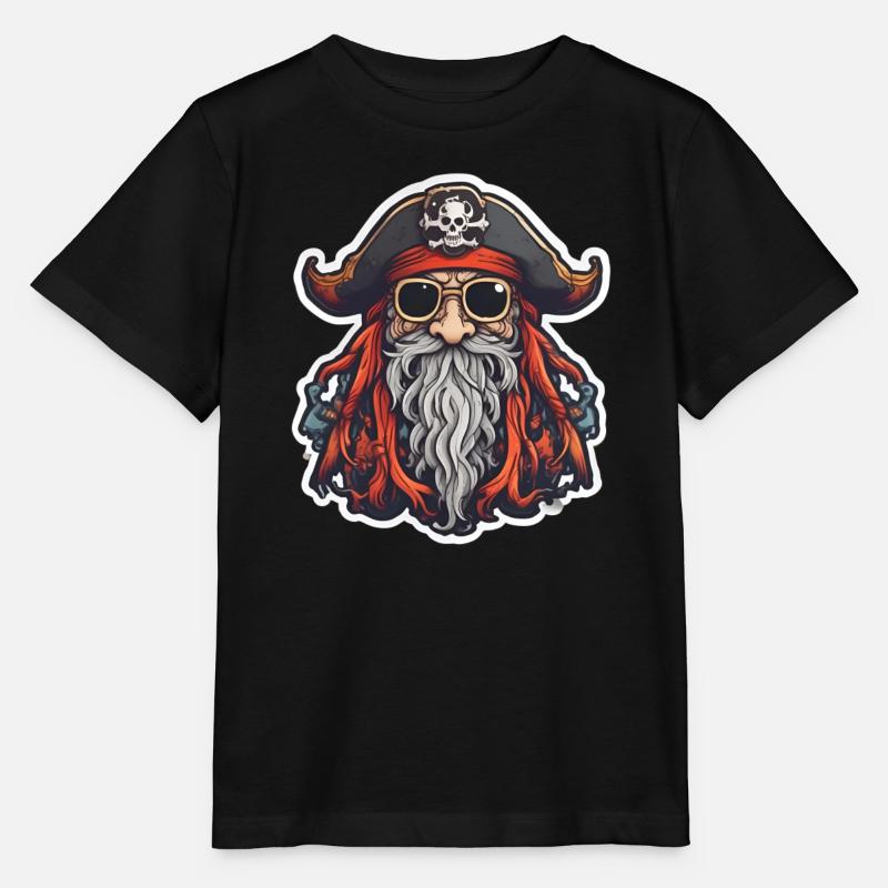 LOGO PIRATE 4 - T-shirt bio MINI CREATOR Stanley/Stella Enfant - noir