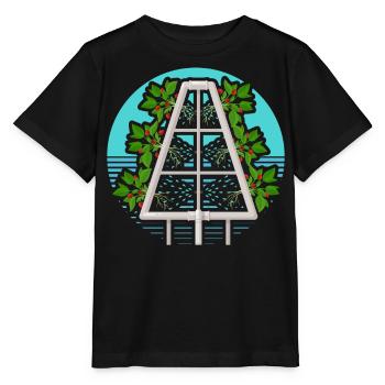 Culture hydroponique - T-shirt bio MINI CREATOR Stanley/Stella Enfant - noir - Devant - Mikhail (115cm)