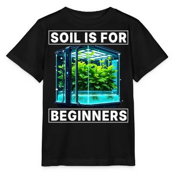 Le sol est pour les débutants - T-shirt bio MINI CREATOR Stanley/Stella Enfant - noir - Devant - Mikhail (115cm)