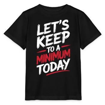 Chemise peu motivée mais élégante - T-shirt bio MINI CREATOR Stanley/Stella Enfant - noir - Devant - Mikhail (115cm)