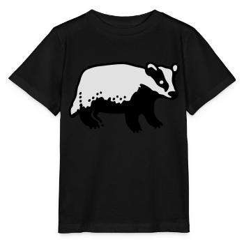 Dachs - Stanley/Stella Kinder T-Shirt MINI CREATOR  - Schwarz - Vorne - Mikhail (115cm)