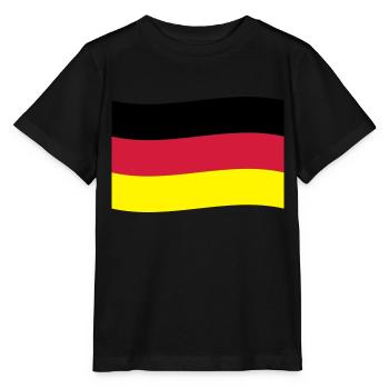 Allemagne Drapeau - T-shirt bio MINI CREATOR Stanley/Stella Enfant - noir - Devant - Mikhail (115cm)