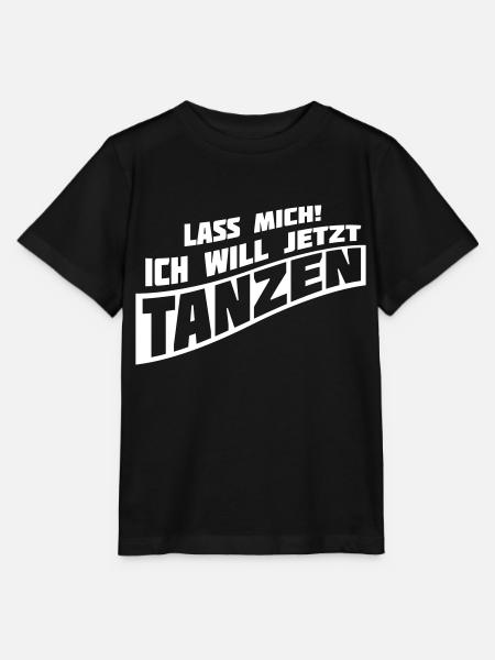lass mich ich will jetzt tanzen Spruch Club feiern - Stanley/Stella Kinder T-Shirt MINI CREATOR - Schwarz