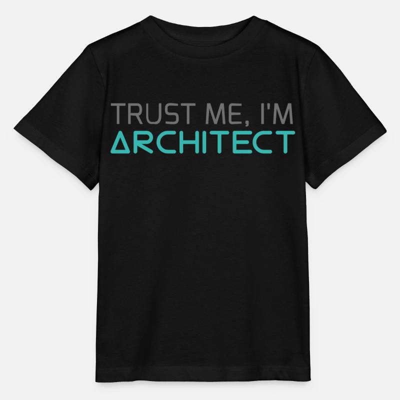 Architecte / Architecture: Trust Me, je suis architecte - T-shirt bio MINI CREATOR Stanley/Stella Enfant - noir