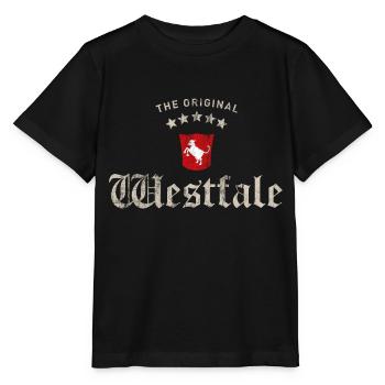 Original Westfale - Stanley/Stella Kinder T-Shirt MINI CREATOR  - Schwarz - Vorne - Mikhail (115cm)